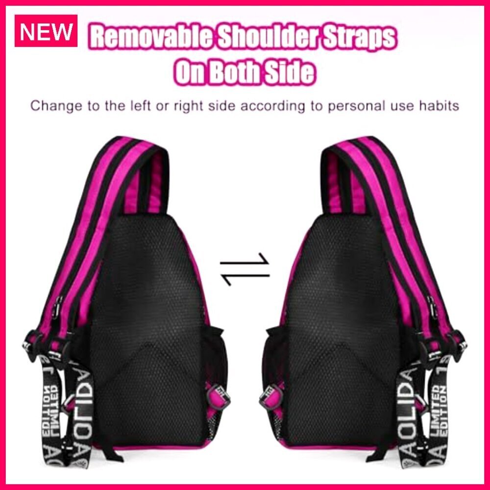 Convertible Sling Backpack Daypack, Waterproof Oxford, 13x7.8x3.5in, Tablet - Picture 5 of 7